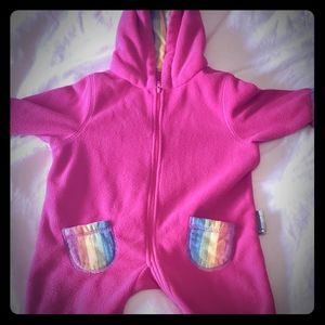 Lenny lamb fleece romper